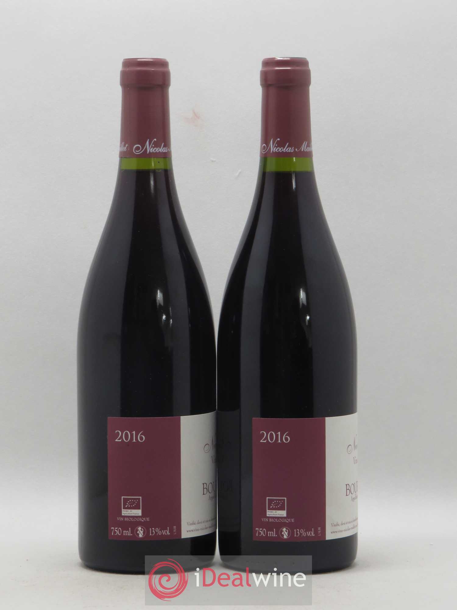 Bourgogne Nicolas Maillet 2016 - Lot de 2 bouteilles - 1