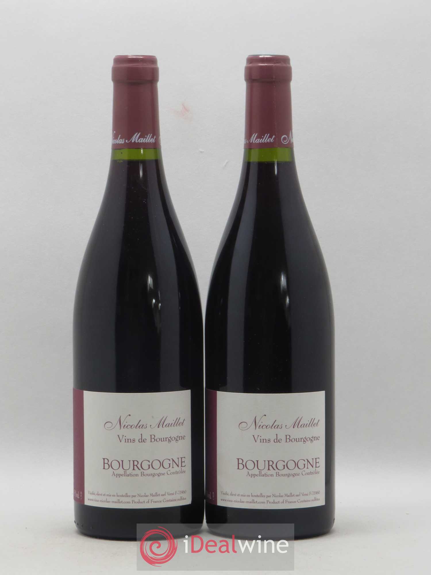 Bourgogne Nicolas Maillet 2016 - Lot de 2 bouteilles - 0