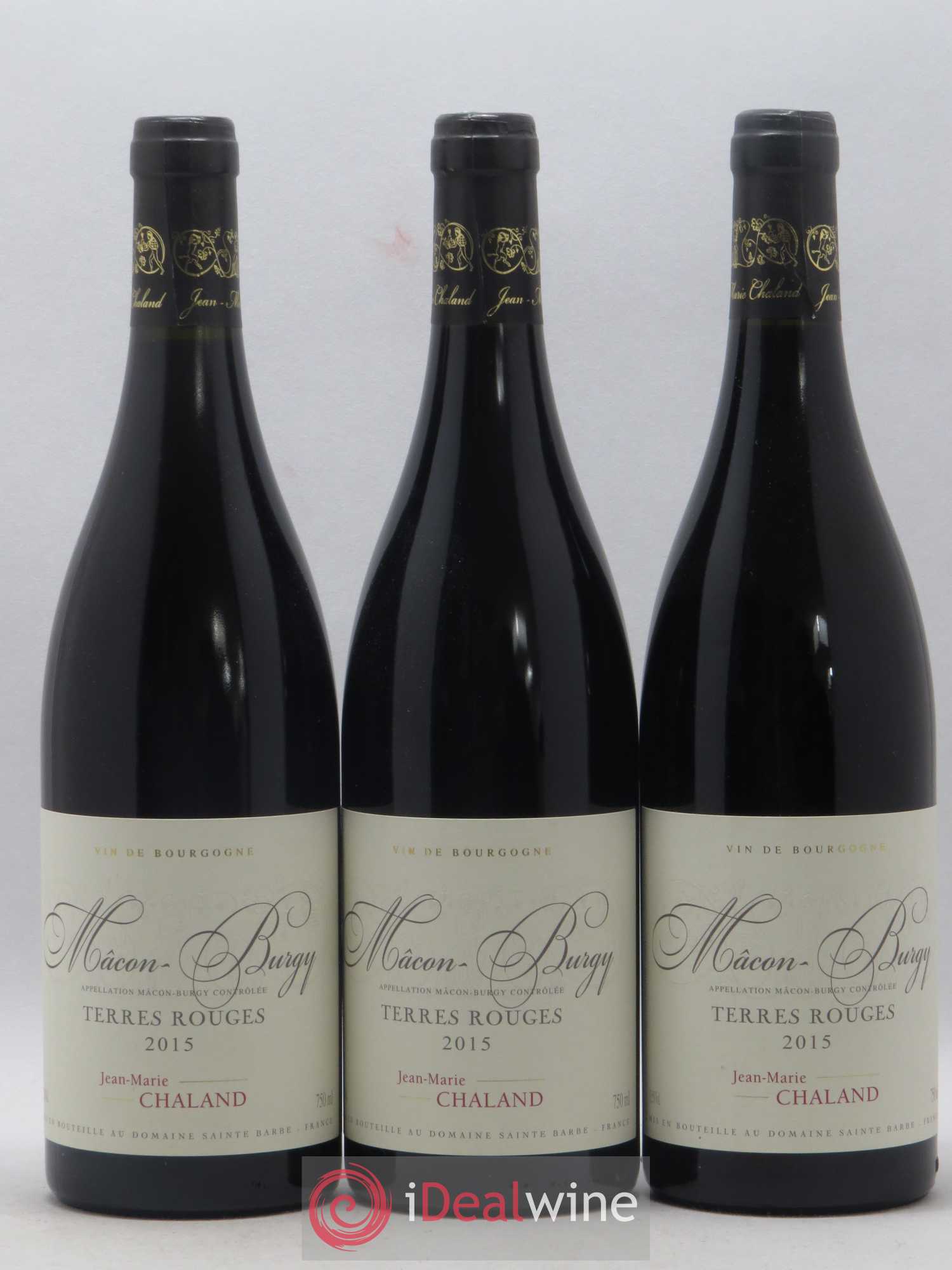 Mâcon-Burgy Terres Rouges Sainte-Barbe (Domaine) 2015 - Lotto di 6 bottiglie - 2