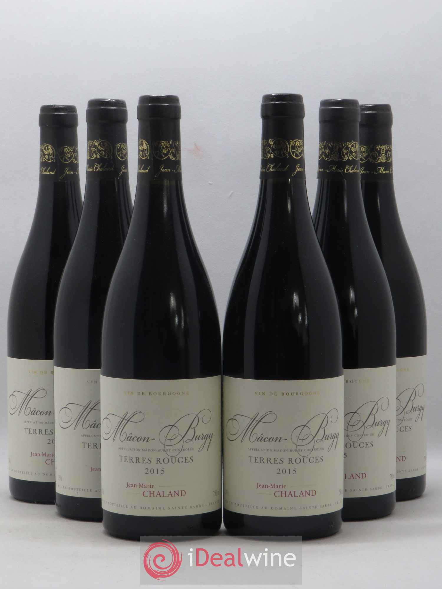 Mâcon-Burgy Terres Rouges Sainte-Barbe (Domaine) 2015 - Lotto di 6 bottiglie - 0