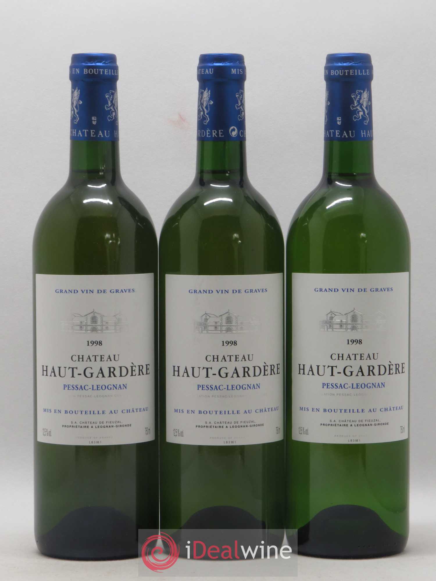 Château Haut-Gardère 1998 - Lot de 6 bouteilles - 1
