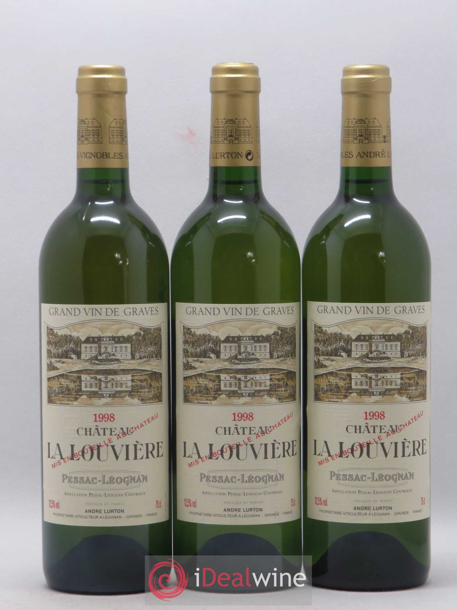 Château la Louvière 1998 - Lot de 6 bouteilles - 2