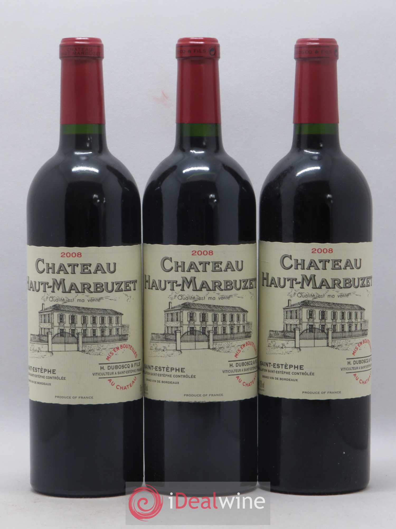 Château Haut Marbuzet 2008 - Lot de 6 bouteilles - 2
