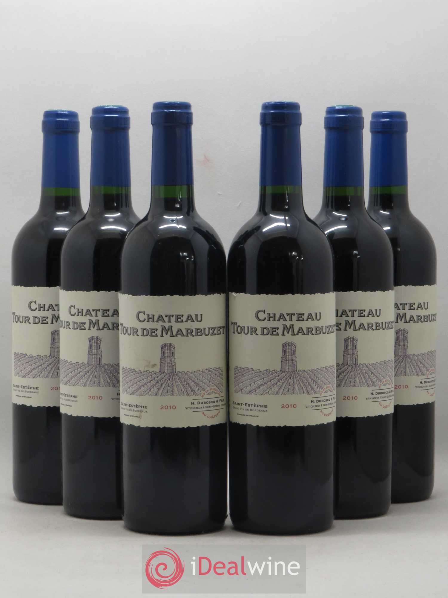 Château Tour de Marbuzet 2010 - Lot de 6 bouteilles - 0