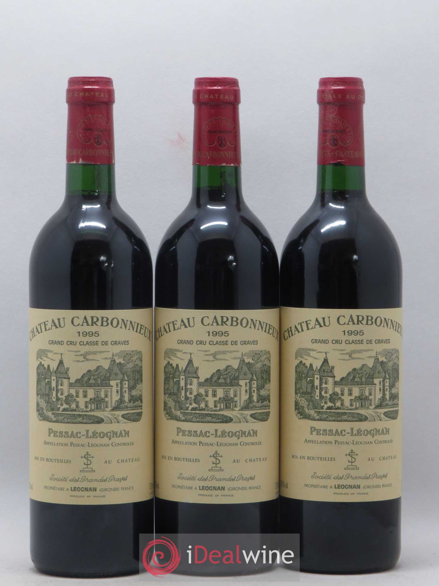 Château Carbonnieux Cru Classé de Graves 1995 - Lot de 12 bouteilles - 2