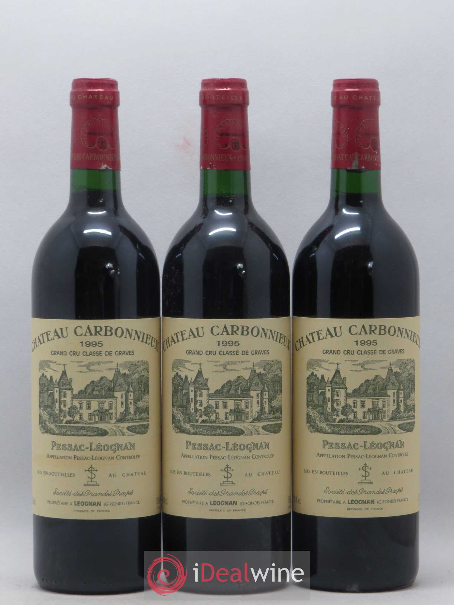 Château Carbonnieux Cru Classé de Graves 1995 - Lot de 12 bouteilles - 3