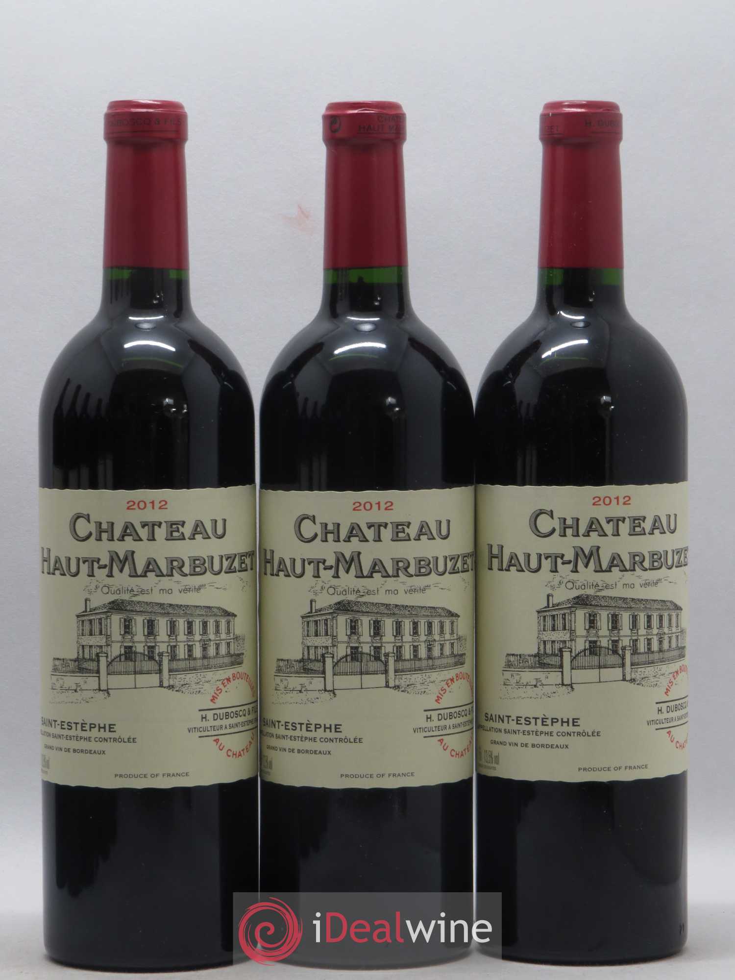 Château Haut Marbuzet 2012 - Lot de 12 bouteilles - 1