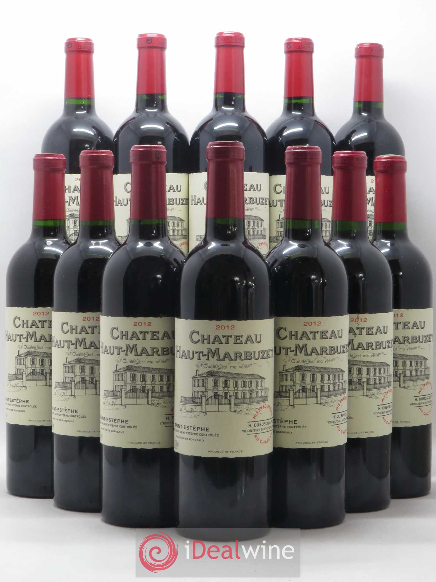 Château Haut Marbuzet 2012 - Lot de 12 bouteilles - 0
