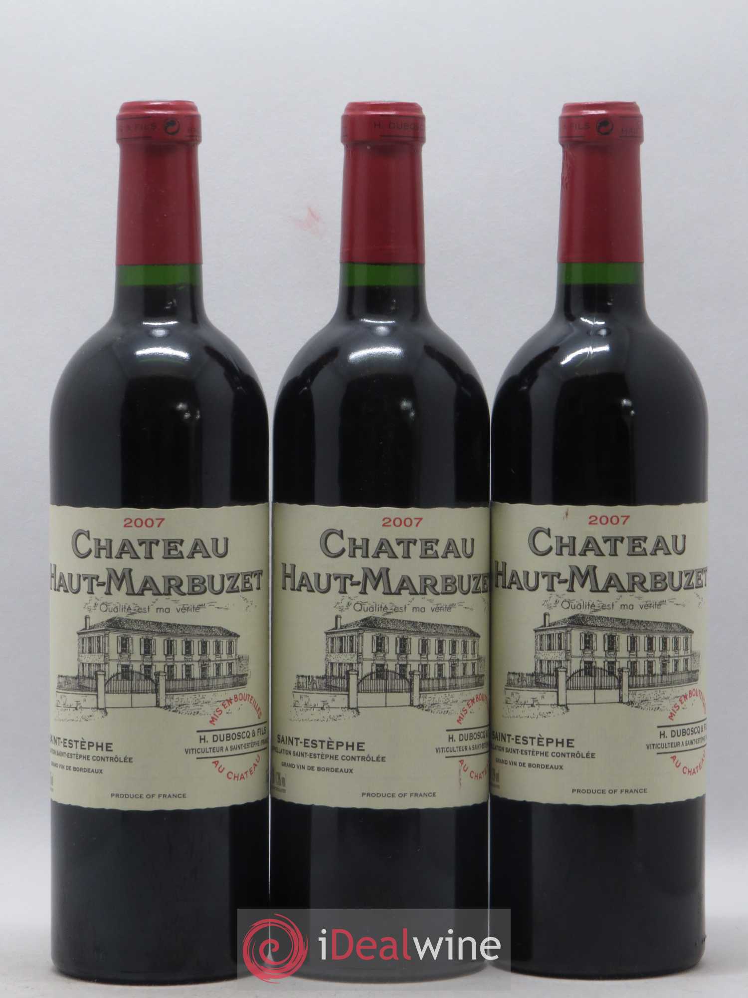 Château Haut Marbuzet 2007 - Lot de 12 bouteilles - 2