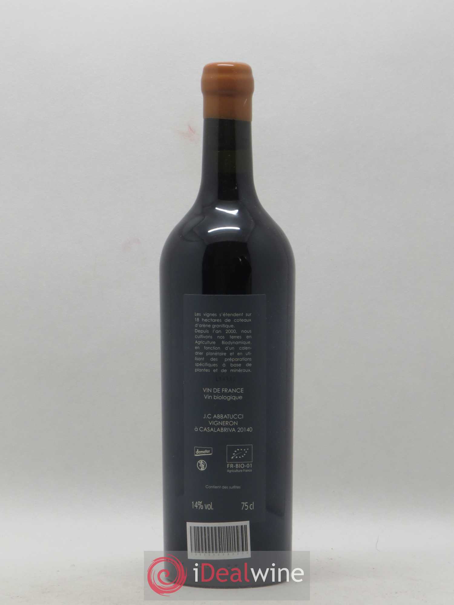 Vin de Corse Ministre Impérial Comte Abbatucci 2014 - Posten von 1 Flasche - 1