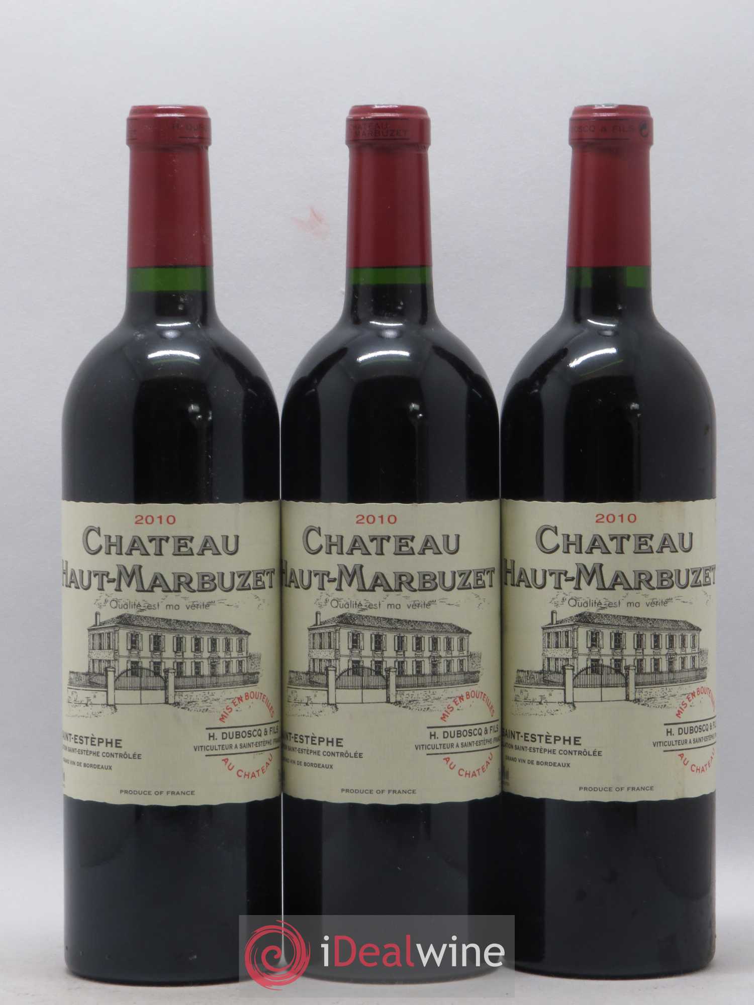 Château Haut Marbuzet 2010 - Lot de 6 bouteilles - 2
