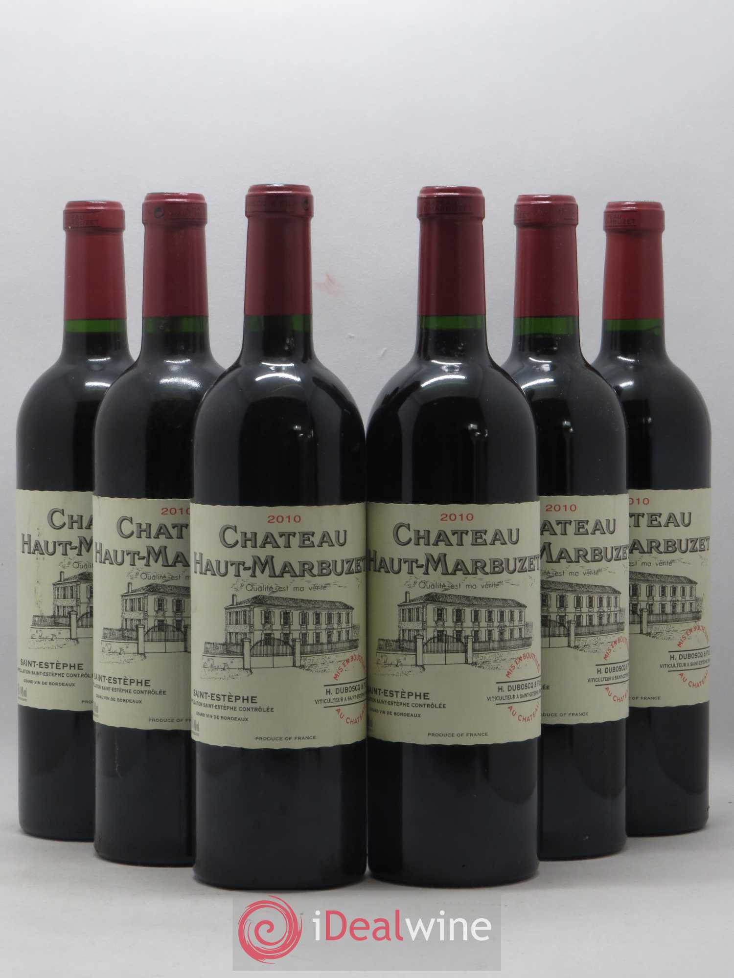 Château Haut Marbuzet 2010 - Lot de 6 bouteilles - 0