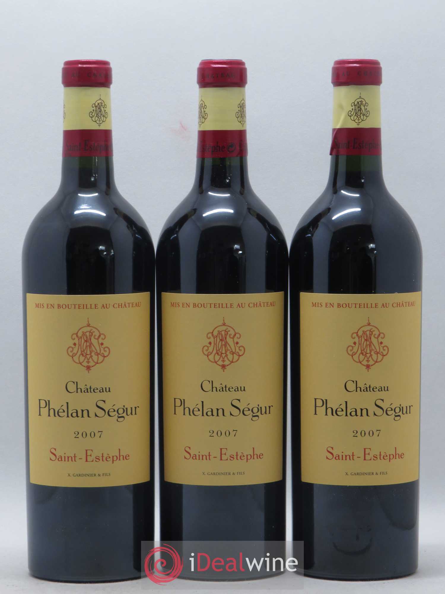 Château Phélan Ségur 2007 - Lot de 6 bouteilles - 1