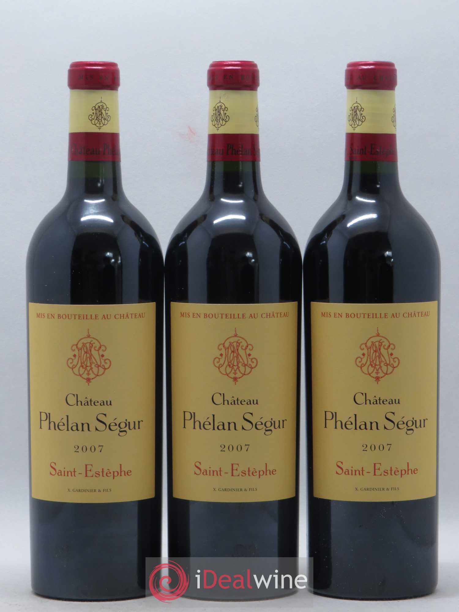 Château Phélan Ségur 2007 - Lot de 6 bouteilles - 2