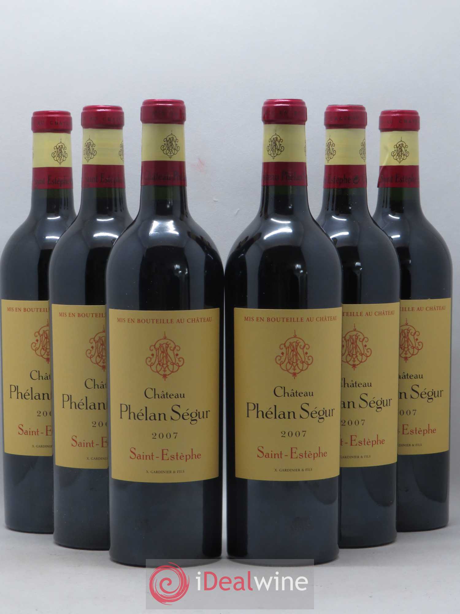 Château Phélan Ségur 2007 - Lot de 6 bouteilles - 0