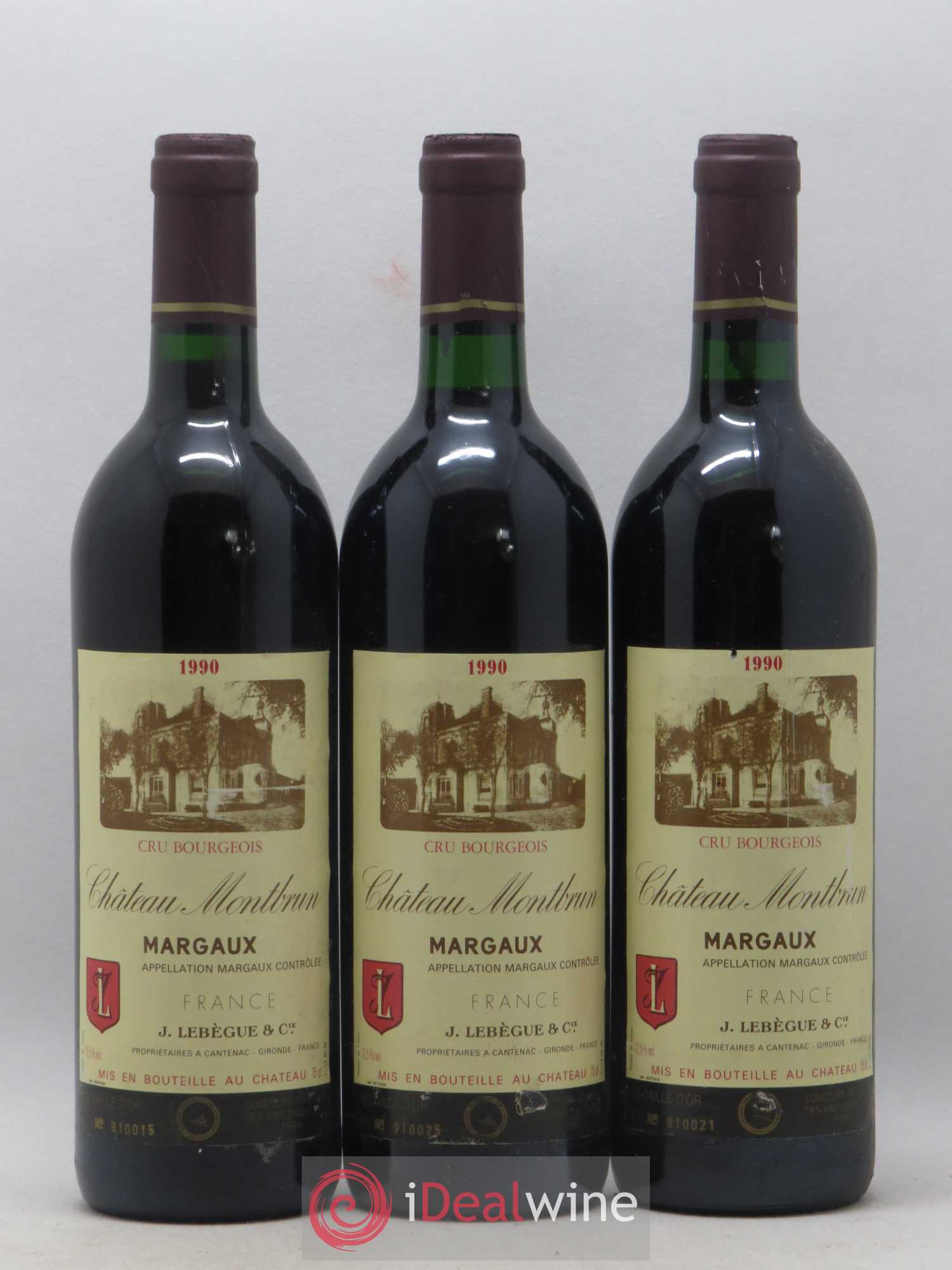 Château Montbrun Cru Bourgeois 1990 - Lot de 6 bouteilles - 2