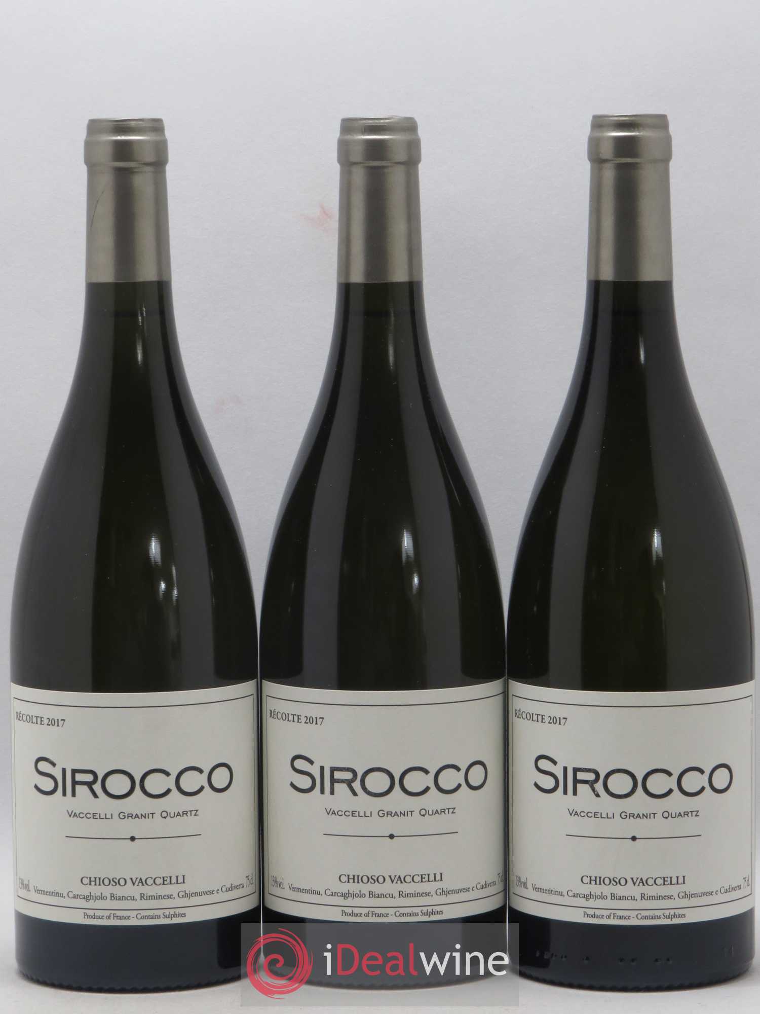 Ajaccio Sirocco Vaccelli 2017 - Lot de 3 bouteilles - 0