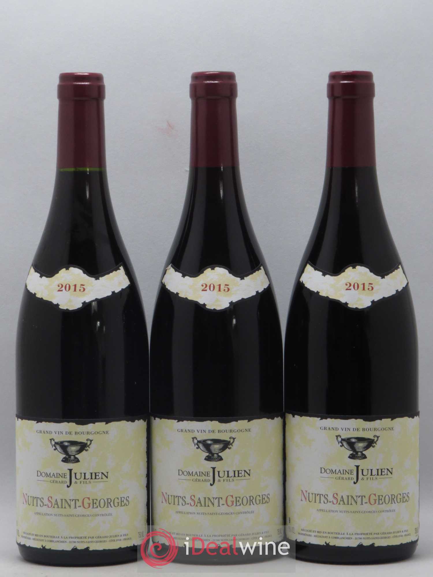 Nuits-Saint-Georges Domaine Gerard Julien et Fils 2015 - Posten von 3 Flaschen - 0