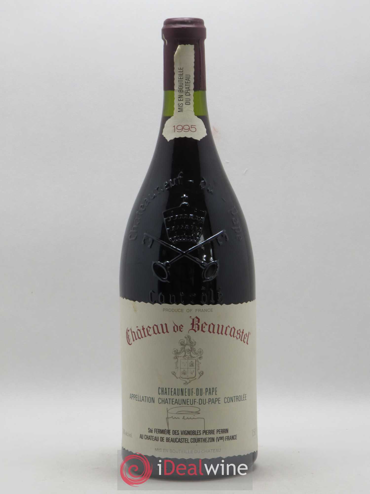 Châteauneuf-du-Pape Château de Beaucastel Famille Perrin 1995 - Lot de 1 magnum - 0