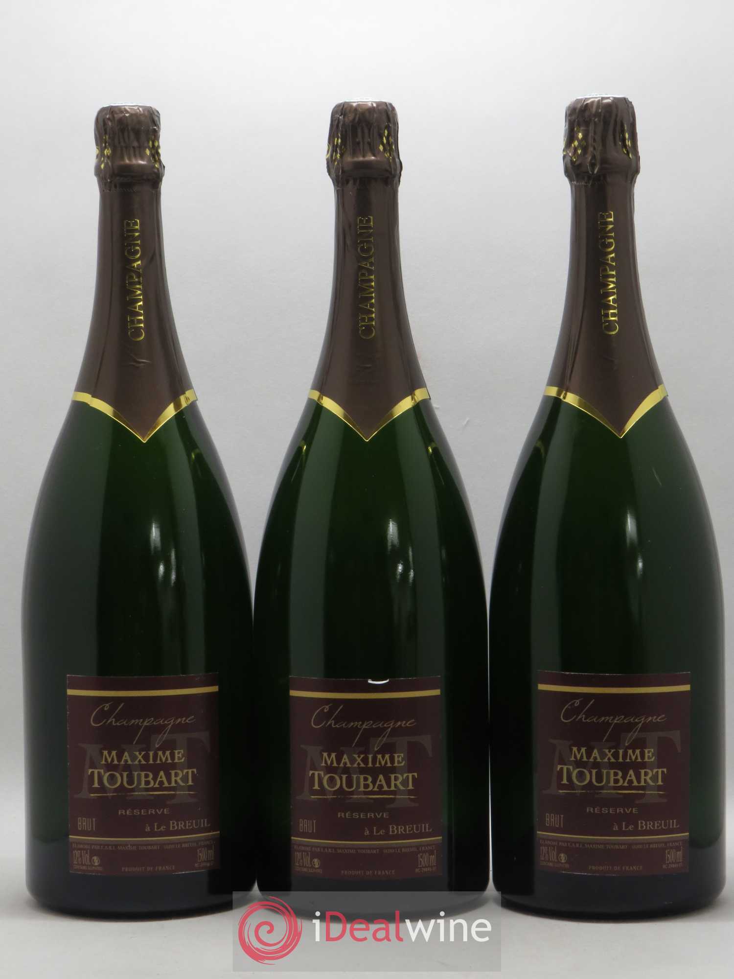 Champagne Maxime Toubart Reserve - Posten von 3 Magnum - 0