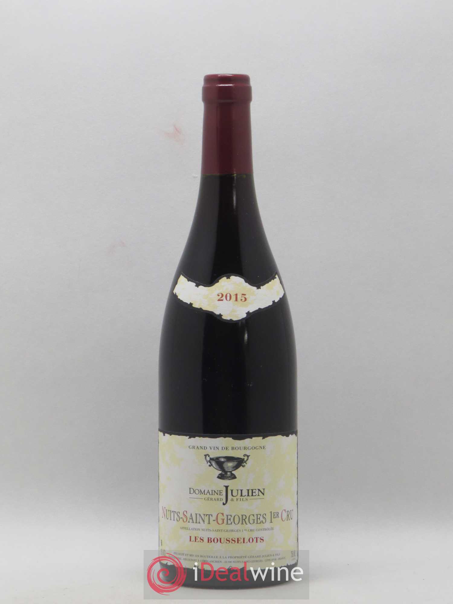 Nuits-Saint-Georges 1er Cru Les Bousselots Domaine Gerard Julien et Fils 2015 - Posten von 1 Flasche - 0