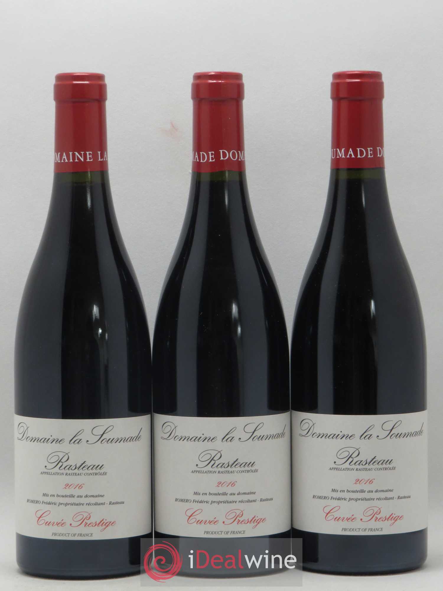 Rasteau Cuvée Prestige La Soumade (Domaine) 2016 - Posten von 3 Flaschen - 0