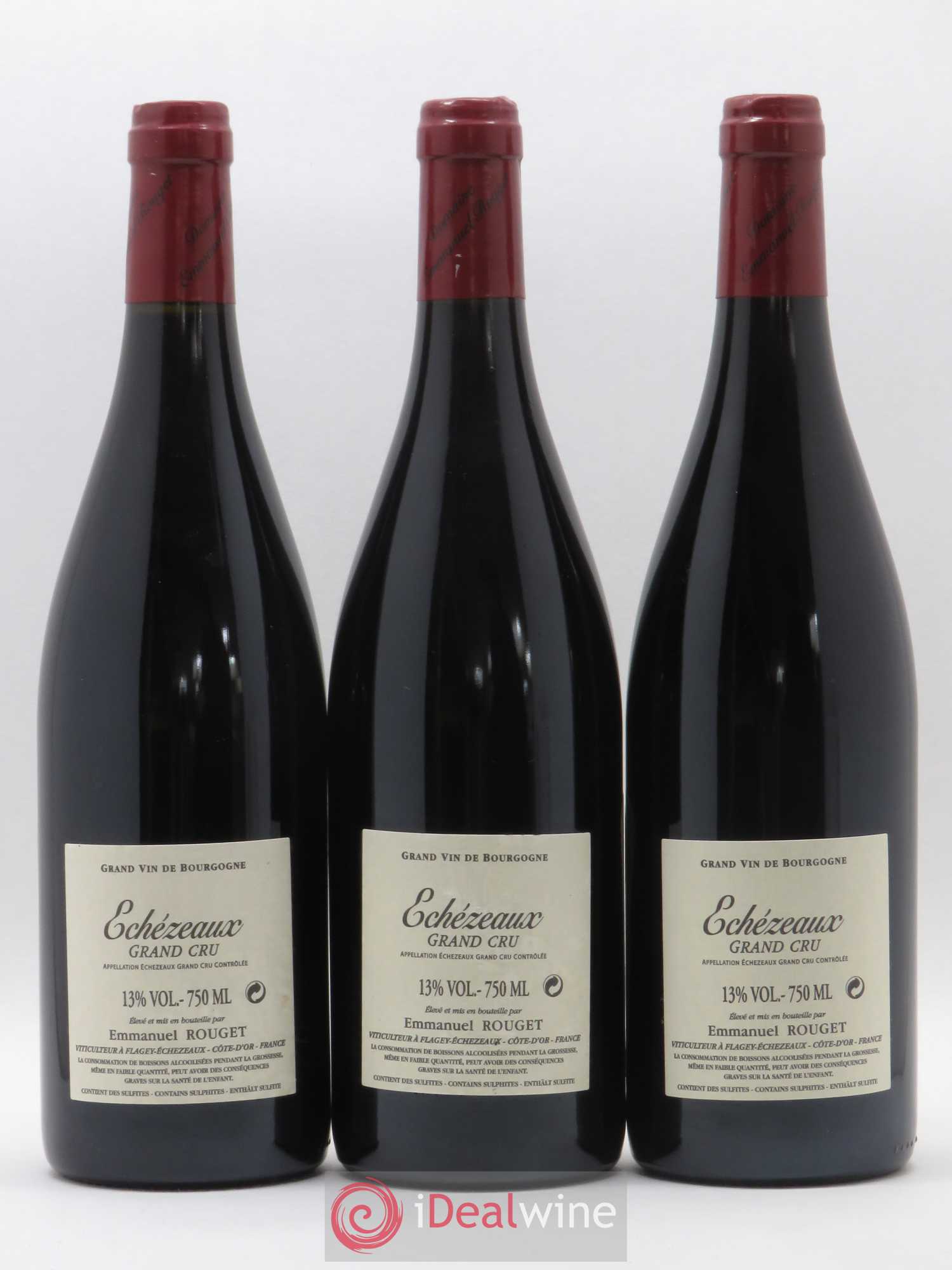 Echezeaux Grand Cru Emmanuel Rouget 2013 - Lot de 3 bouteilles - 1