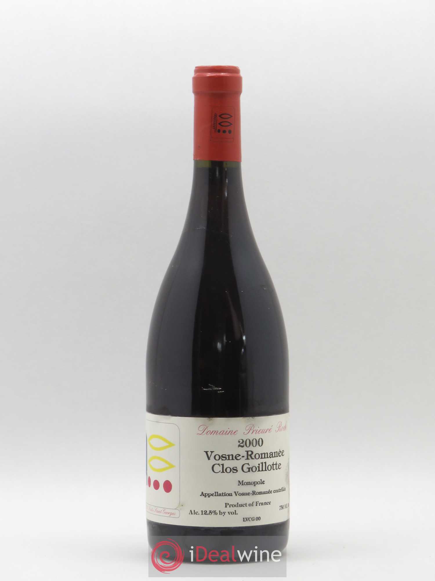 Vosne-Romanée Le Clos Goillotte Prieuré Roch 2000 - Lot de 1 bouteille - 0