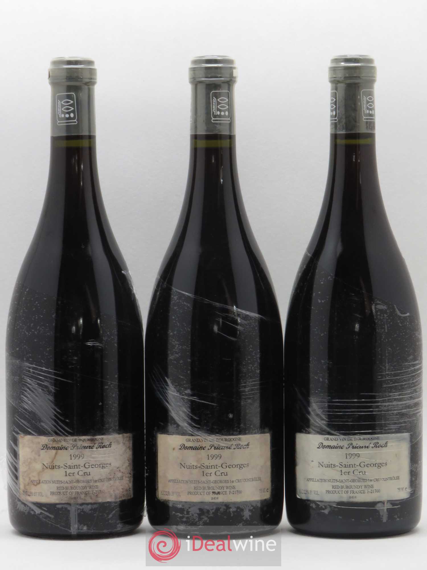 Nuits-Saint-Georges 1er Cru Prieuré Roch 1999 - Lot de 3 bouteilles - 1