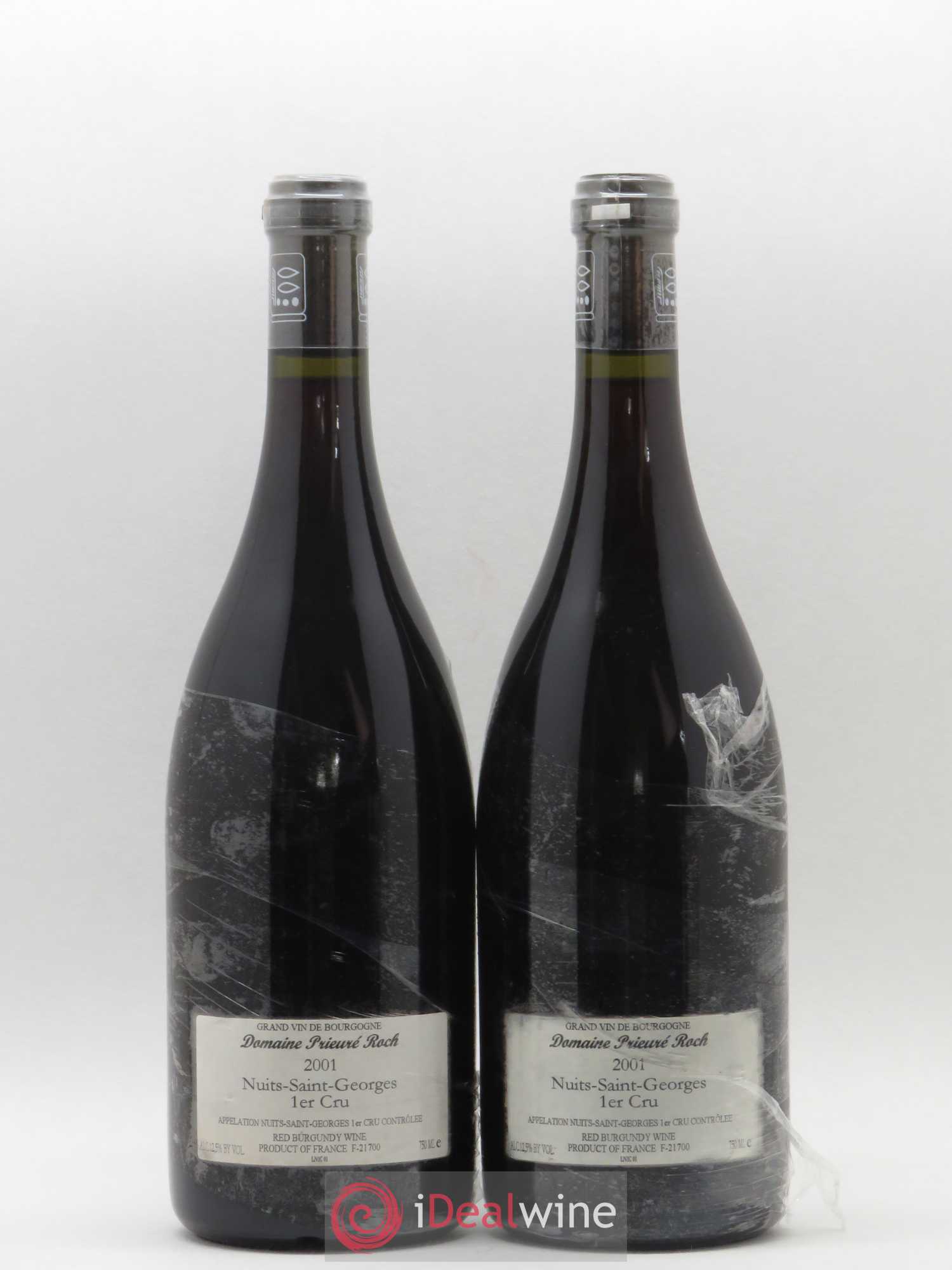 Nuits-Saint-Georges 1er Cru Prieuré Roch 2001 - Lot de 2 bouteilles - 1