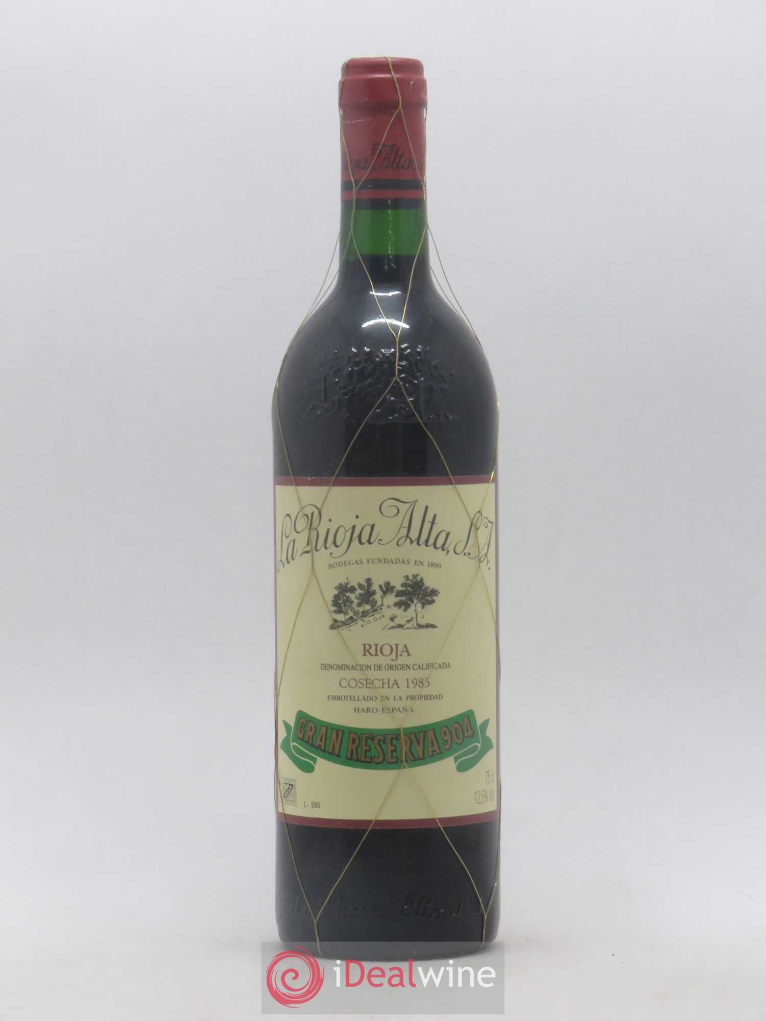Rioja DOCa Gran Reserva 904 La Rioja Alta 1985 - Lot of 1 bottle - 0