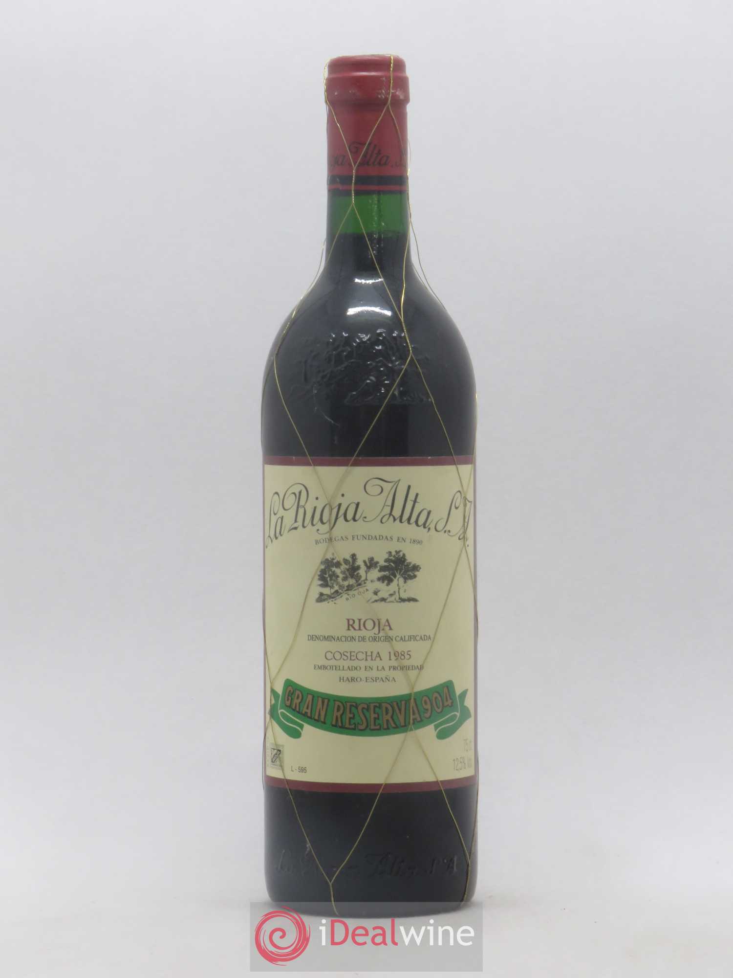 Rioja DOCa Gran Reserva 904 La Rioja Alta 1985 - Posten von 1 Flasche - 0