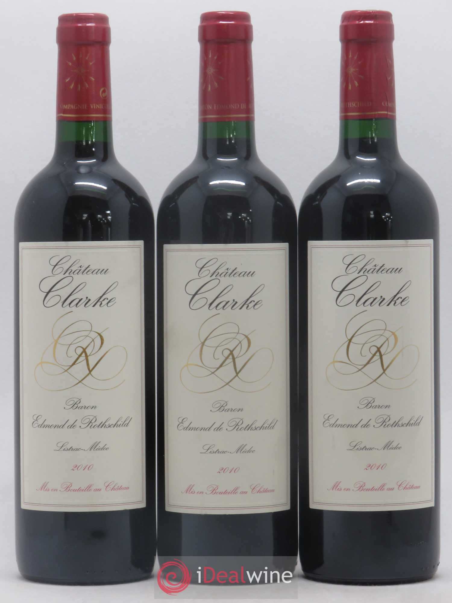 Château Clarke 2010 - Lot de 3 bouteilles - 0