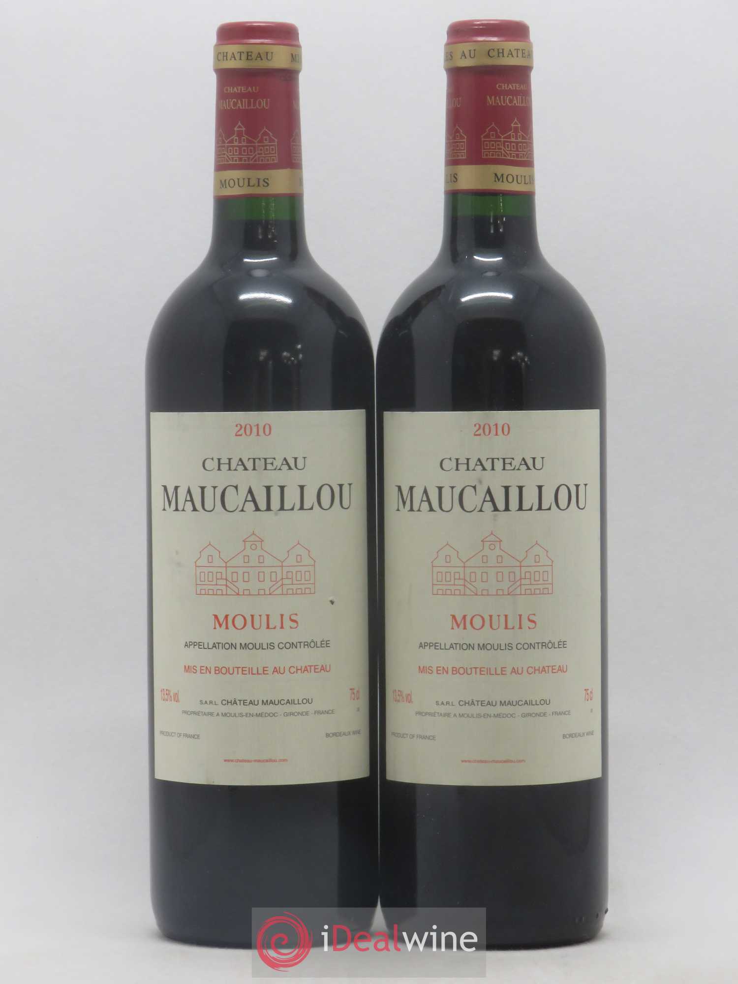 Château Maucaillou 2010 - Lot de 2 bouteilles - 0