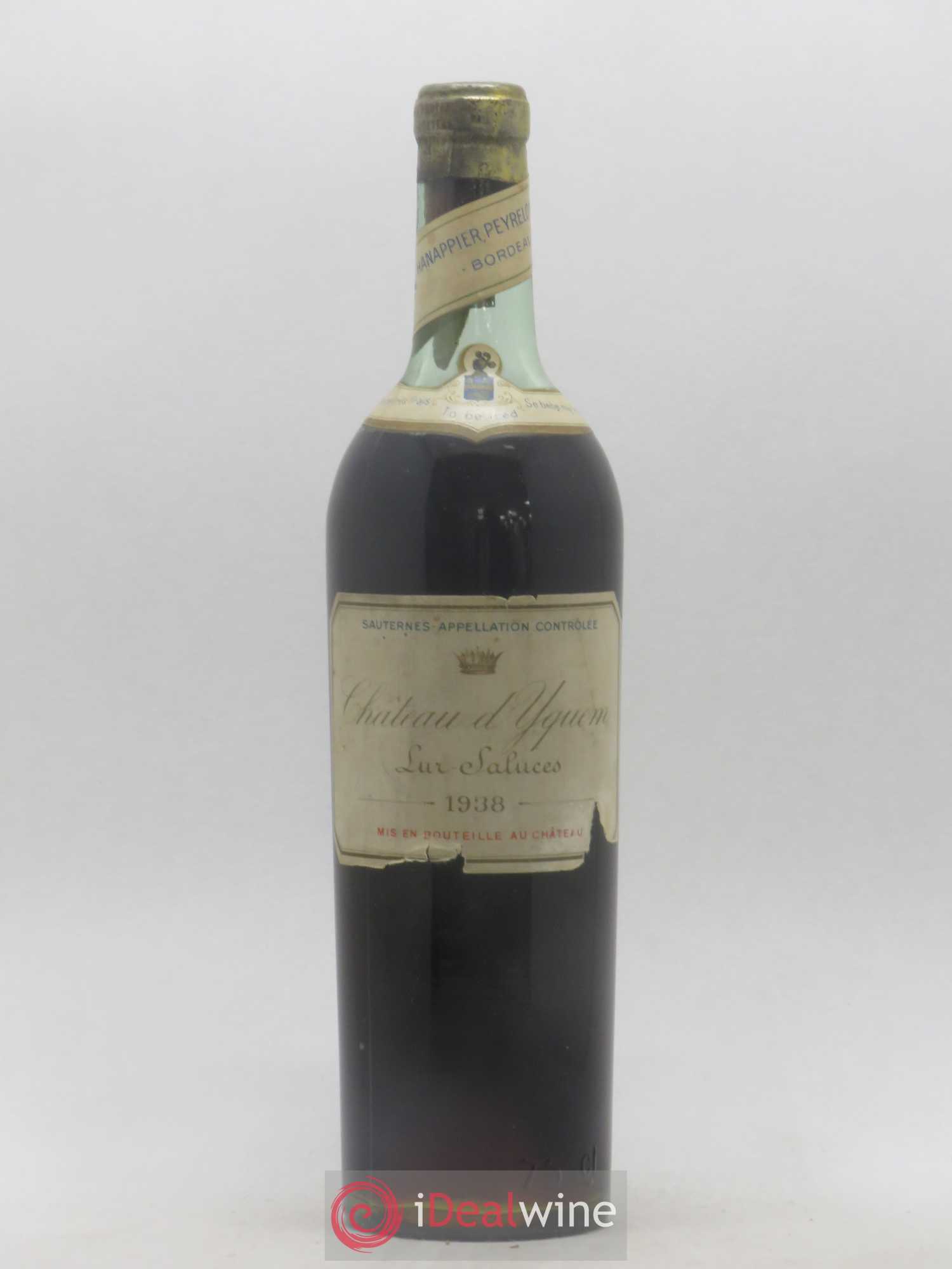 Château d' Yquem 1er Cru Classé Supérieur 1938 - Lotto di 1 bottiglia - 0