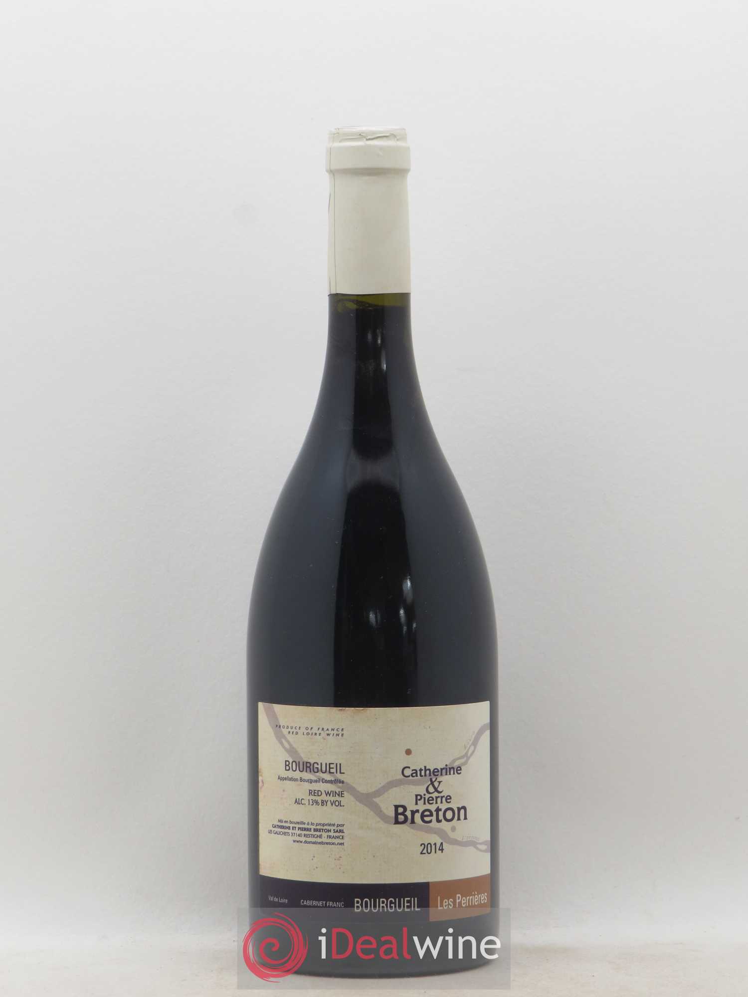 Bourgueil Les Perrières Catherine et Pierre Breton 2014 - Lot de 1 bouteille - 0