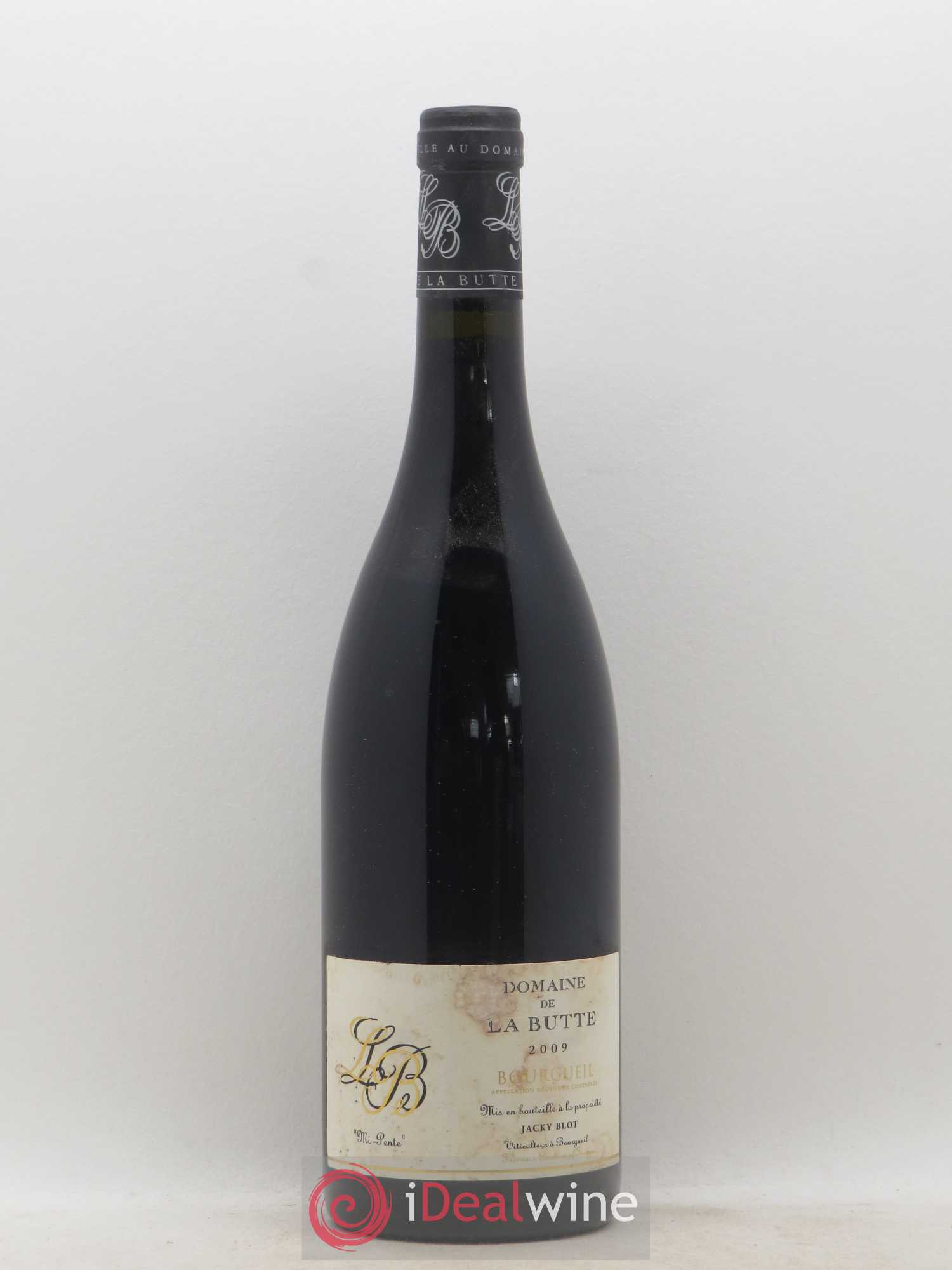 Bourgueil Mi-Pente Domaine de La Butte - Jacky Blot 2009 - Lot de 1 bouteille - 0