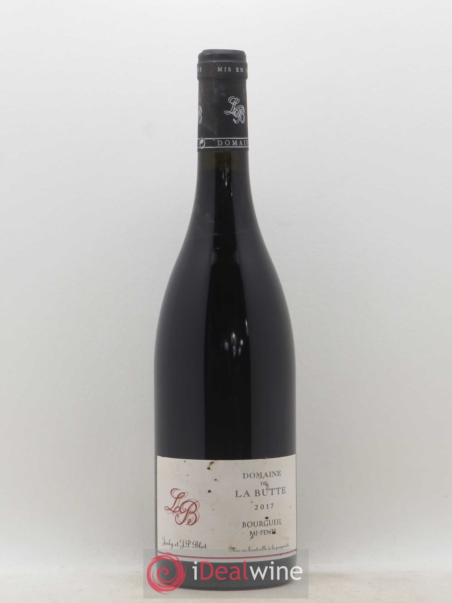 Bourgueil Mi-Pente Domaine de La Butte - Jacky Blot 2017 - Lot de 1 bouteille - 0