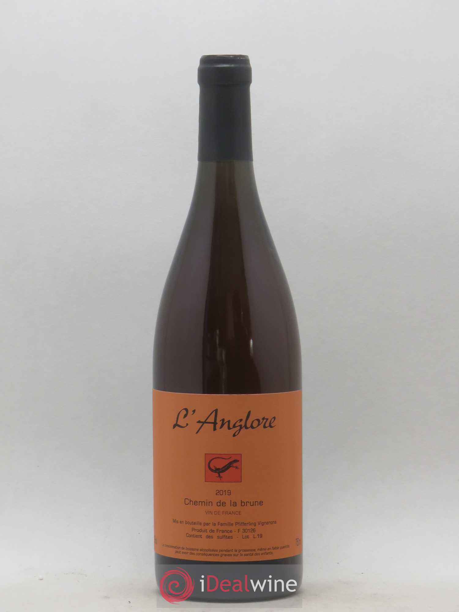 Vin de France Chemin de la brune L'Anglore 2019 - Lot de 1 bouteille - 0