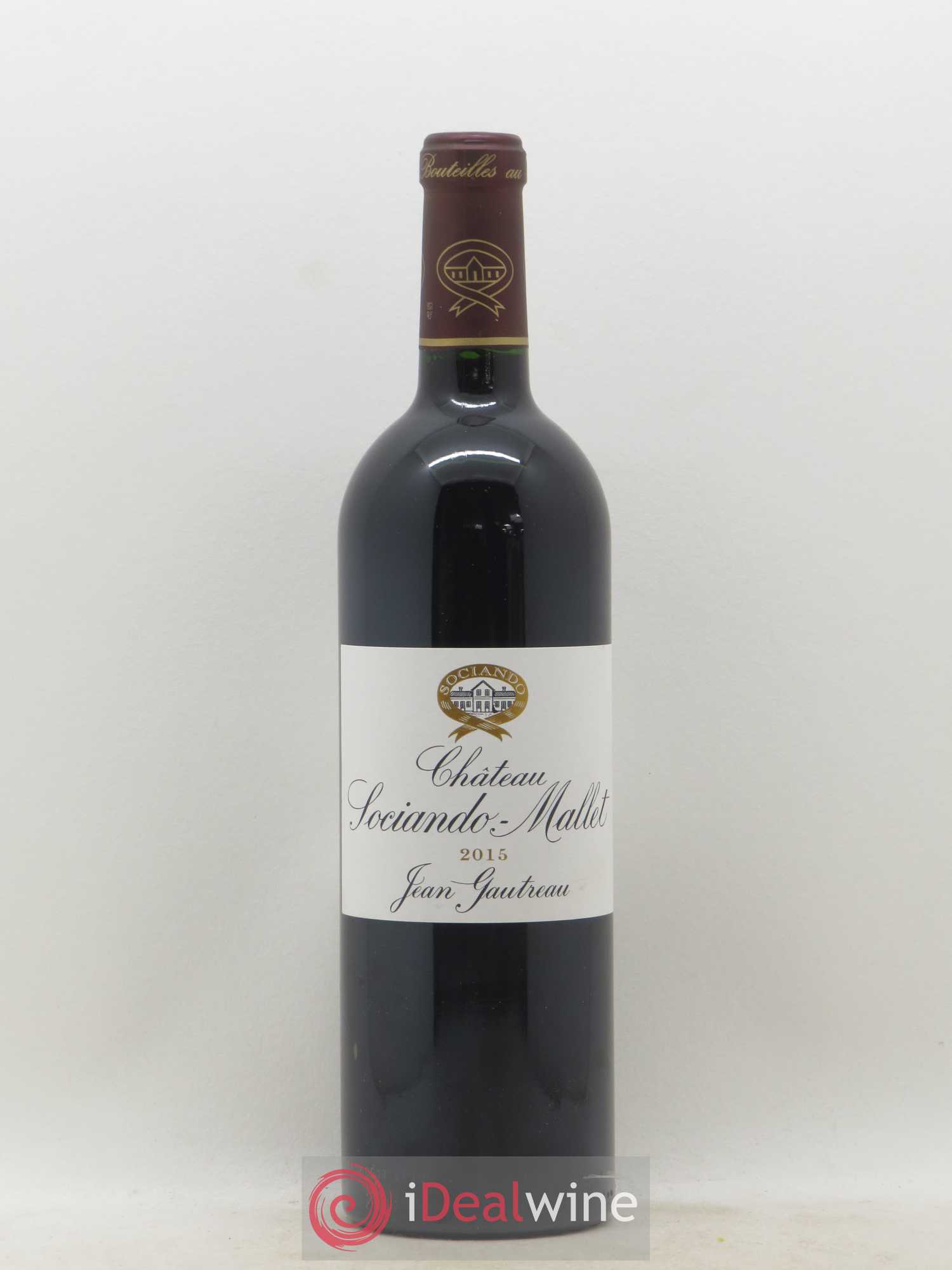 Château Sociando Mallet 2015 - Lot de 1 bouteille - 0
