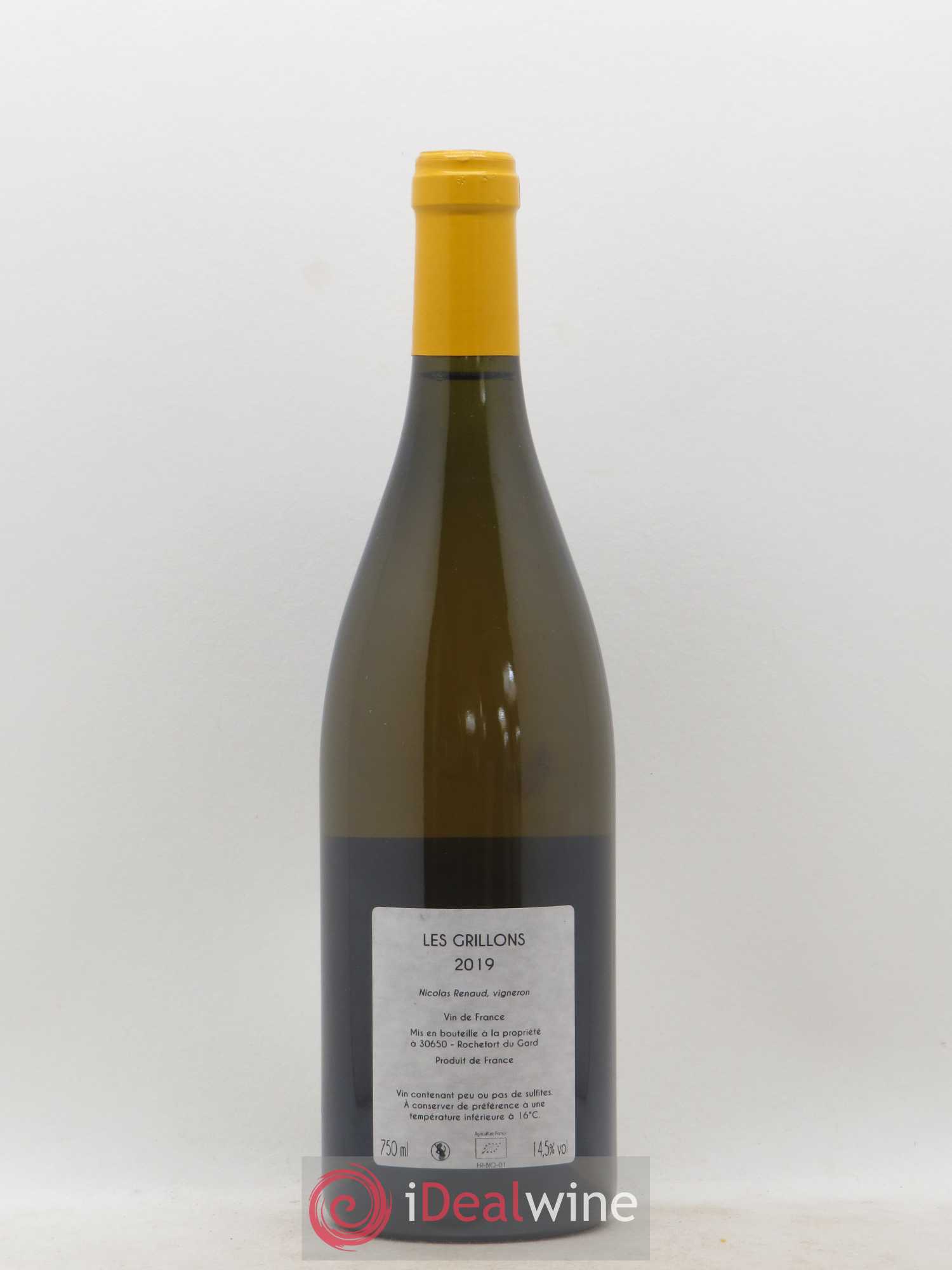 Vin de France Les Grillons Clos des Grillons 2019 - Lot de 1 bouteille - 1
