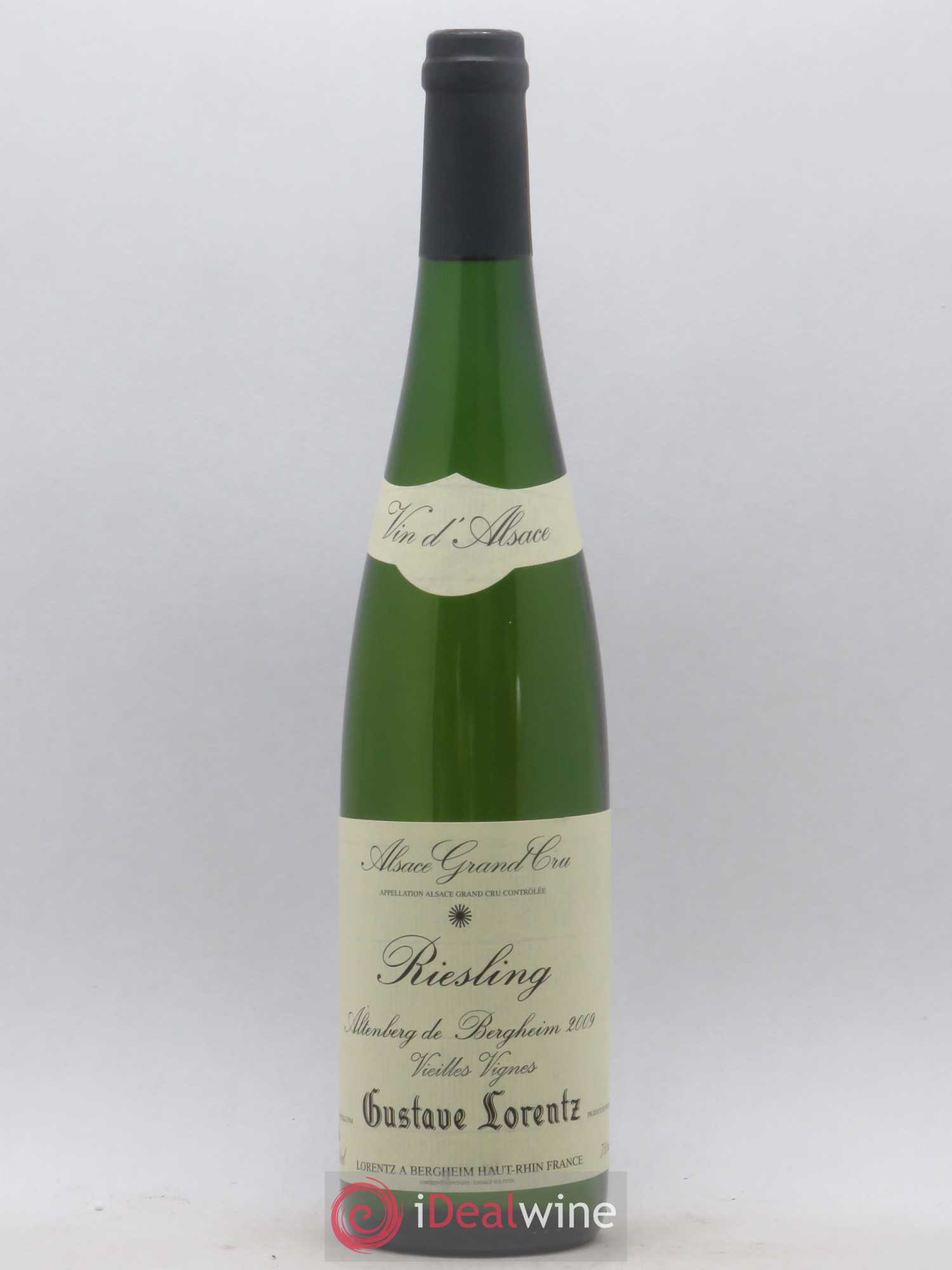 Alsace Riesling Grand Cru Altenberg de Bergheim Vieilles Vignes Gustave Lorentz 2009 - Posten von 1 Flasche - 0