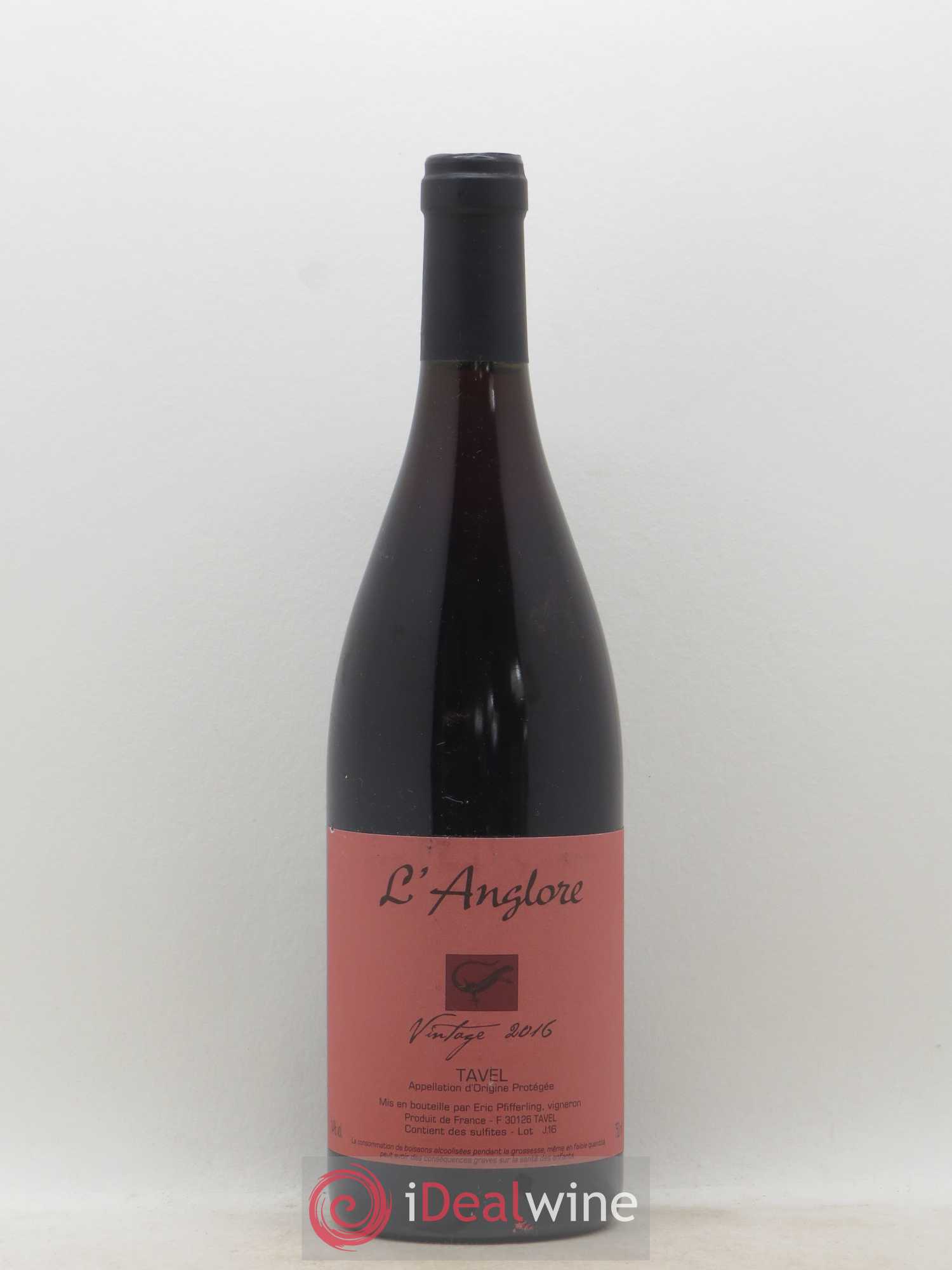 Tavel Vintage L'Anglore 2016 - Lot de 1 bouteille - 0