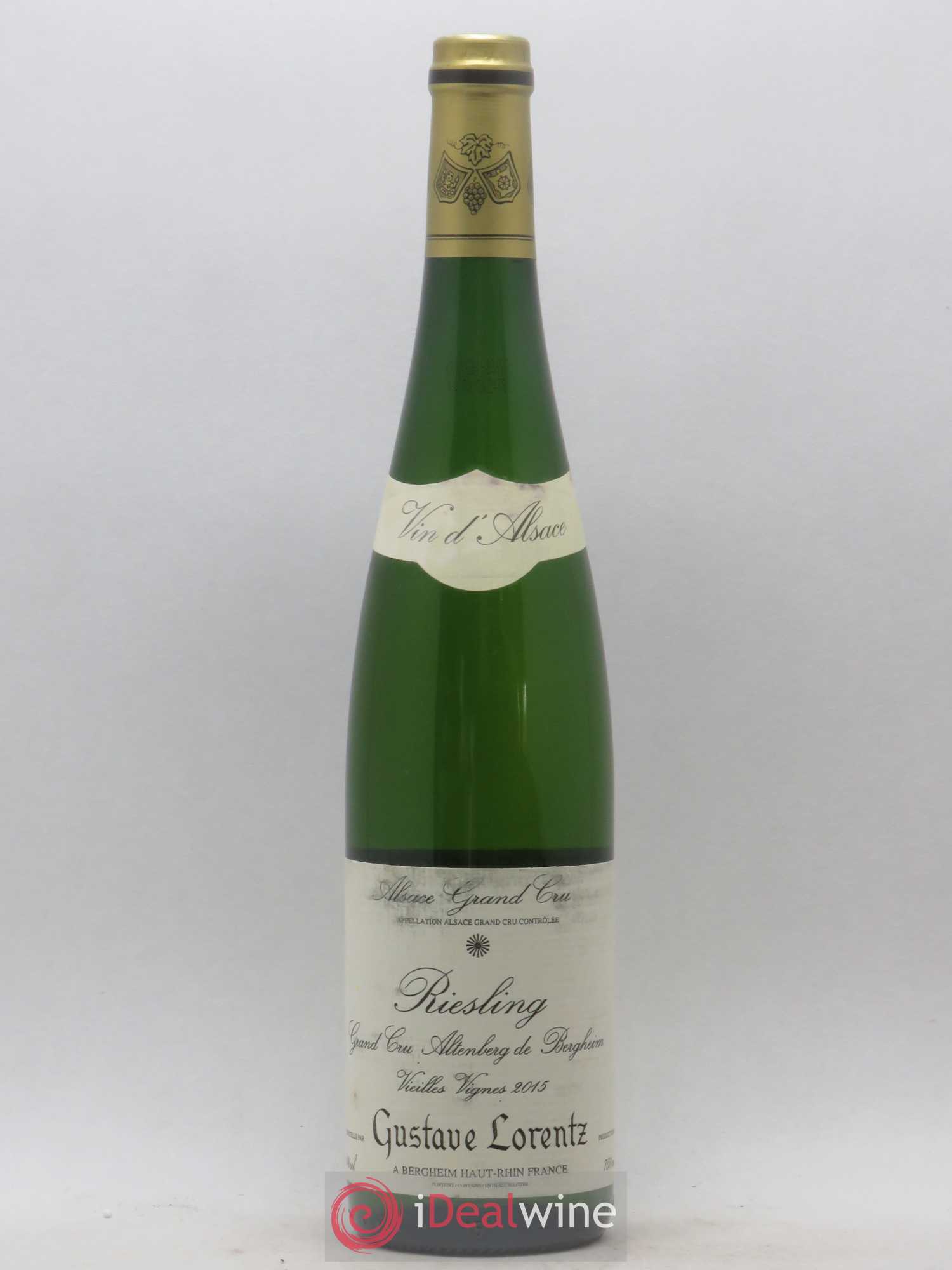 Alsace Riesling Grand Cru Altenberg de Bergheim Vieilles Vignes Gustave Lorentz 2015 - Posten von 1 Flasche - 0