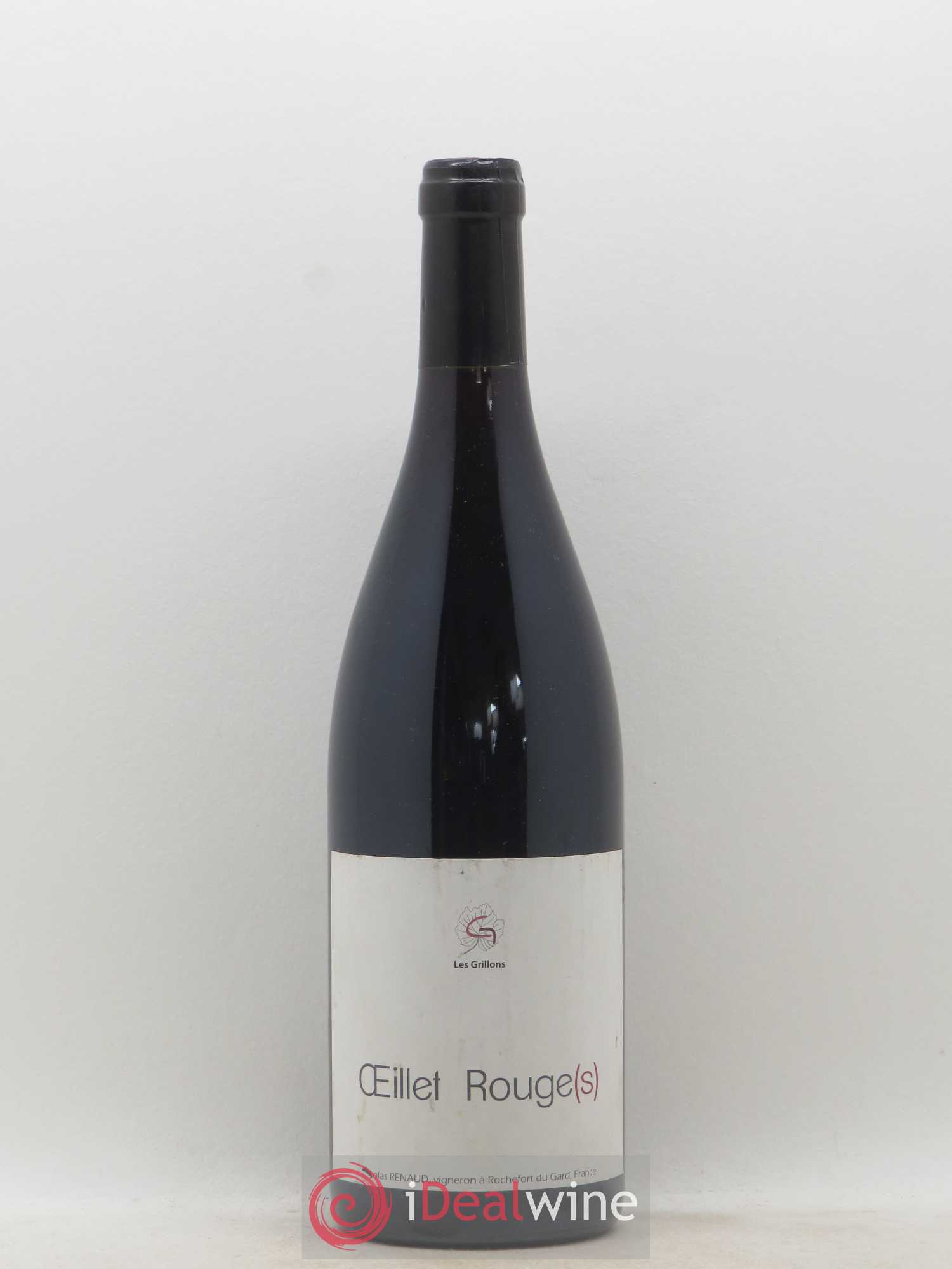 Vin de France Oeillet Rouges Clos des Grillons 2018 - Lot de 1 bouteille - 0