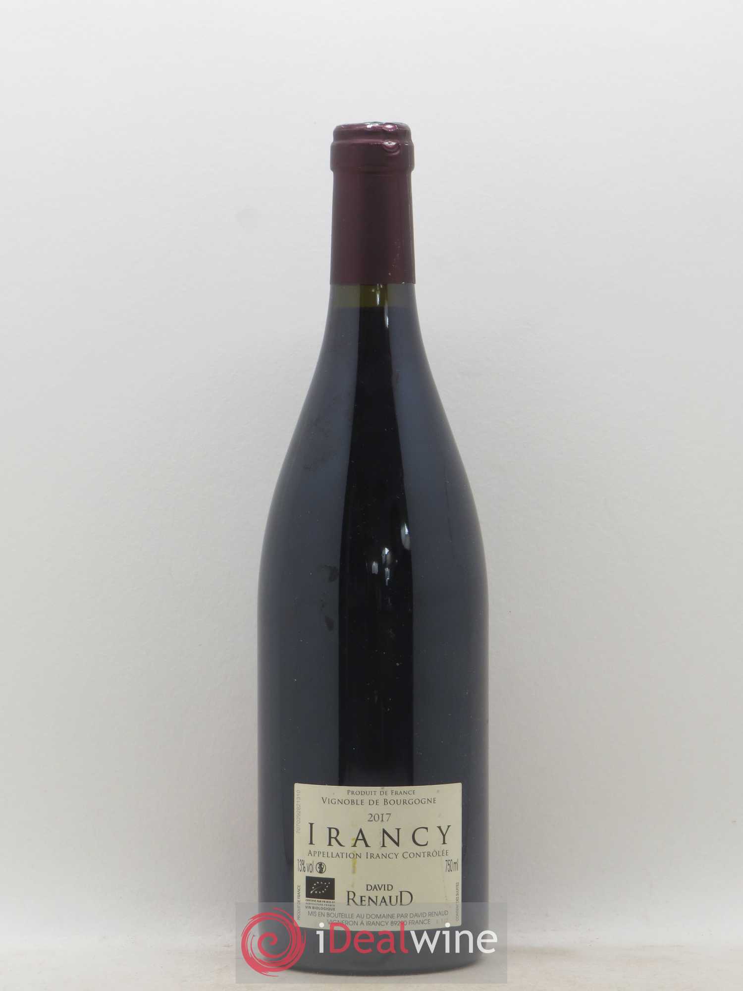 Irancy David Renaud 2017 - Lot of 1 bottle - 1