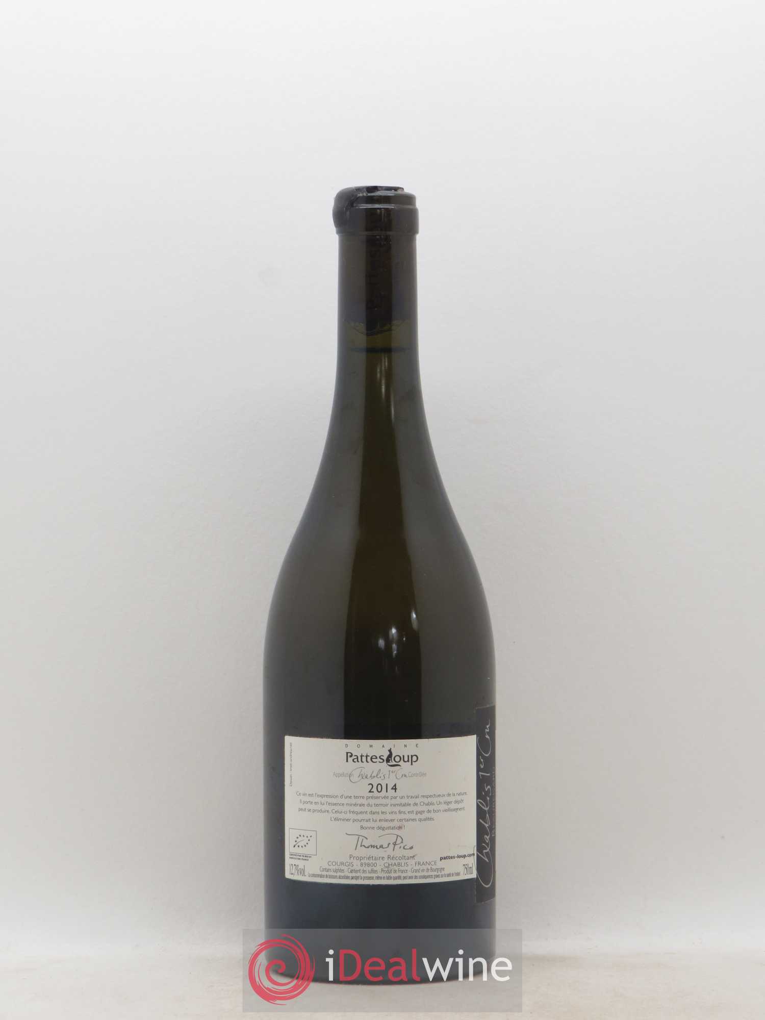 Chablis 1er Cru Beauregard Pattes Loup (Domaine) 2014 - Lot de 1 bouteille - 1