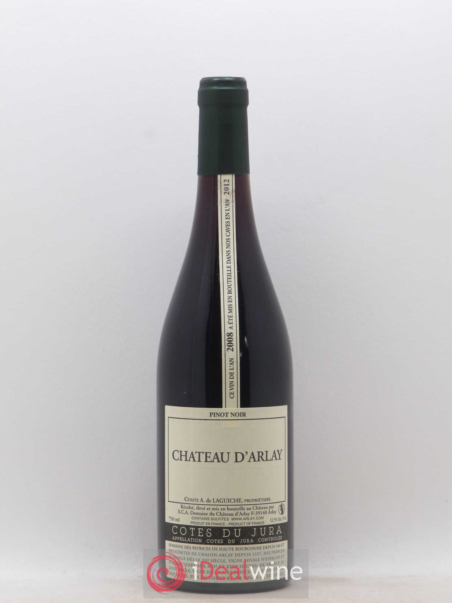 Côtes du Jura Château d'Arlay Pinot Noir 2008 - Lot de 1 bouteille - 0