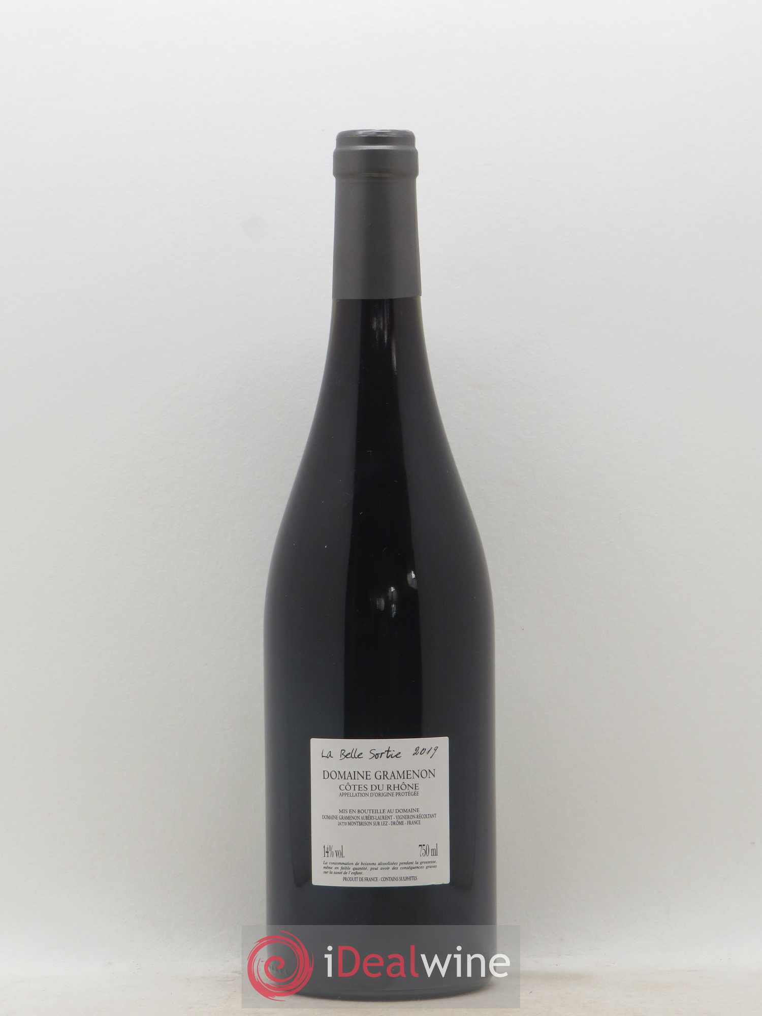Côtes-du-Rhône La Belle sortie Gramenon (Domaine) 2019 - Lot de 1 bouteille - 1