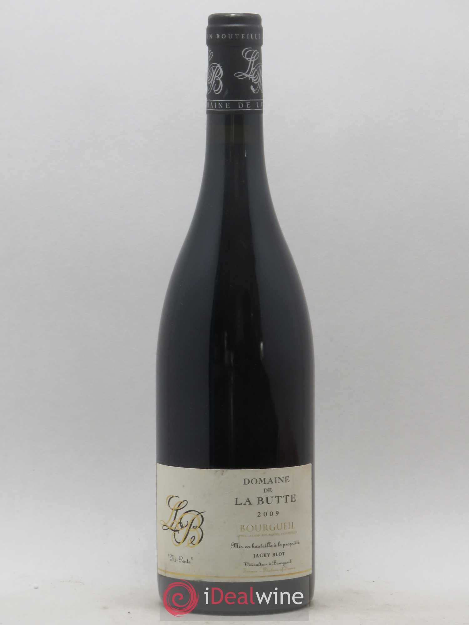 Bourgueil Mi-Pente Domaine de La Butte - Jacky Blot 2009 - Lot de 1 bouteille - 0